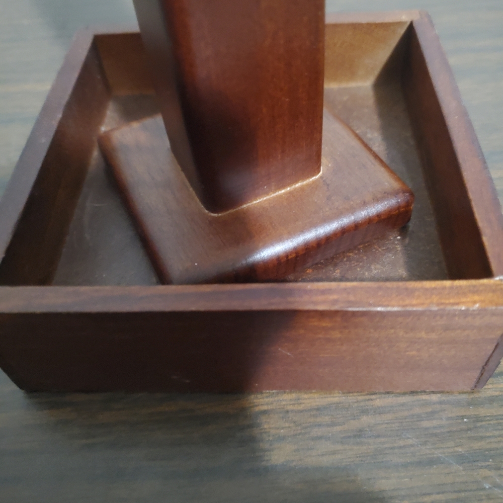 Wooden Rotating coffee mug holder - Picture 2 of 5